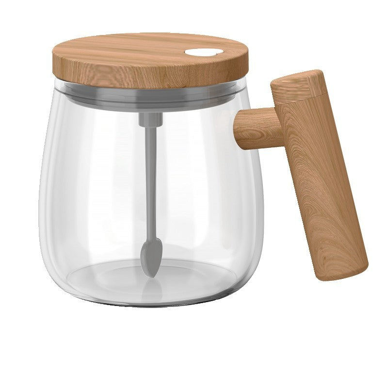 Innovative 2in1 Mixer Tasse mit Holzgriff