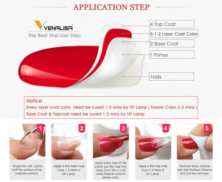 UV-LED-Gel-Nagellack – langlebiger Hochglanz-Finish