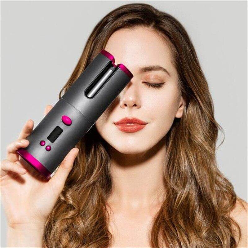 Schnurloser Haarstyling-Lockenstab – Kabelloses Styling-Gerät für Perfekte Locken