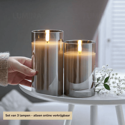 Echte Kerzenoptik – Flackernde LED Kerzen für Gemütliche Stimmung, Sicher und Langlebig