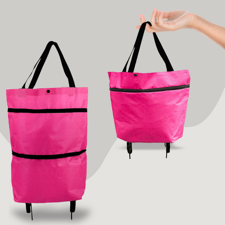 Einkaufsroller Tasche Faltbar - 2-in-1 für Komfort