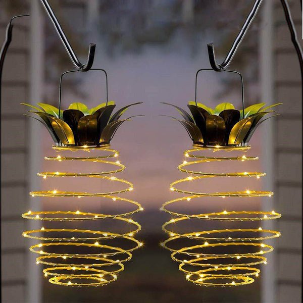 LED Solar-Gartenlampe in Ananasform