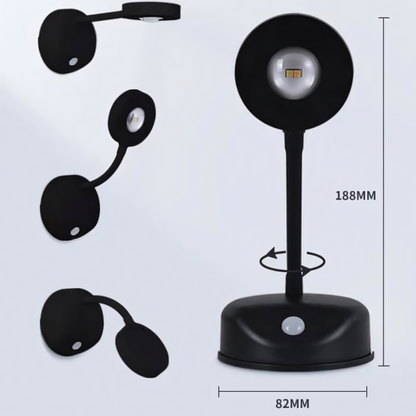 LED-Spotlampe mit Bewegungsmelder und kabelloser Funktion