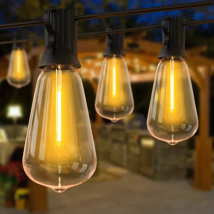 Draußen LED-Lichterkette für Terrasse und Garten