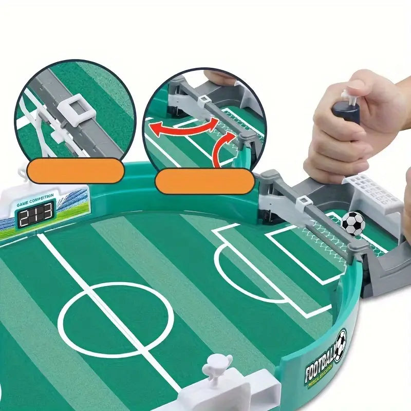 Tischfußball Arena mit beweglichen Schuss-Elementen