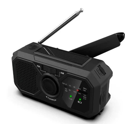 Notfallradio Mit Solar Und Handkurbel – Fm/am