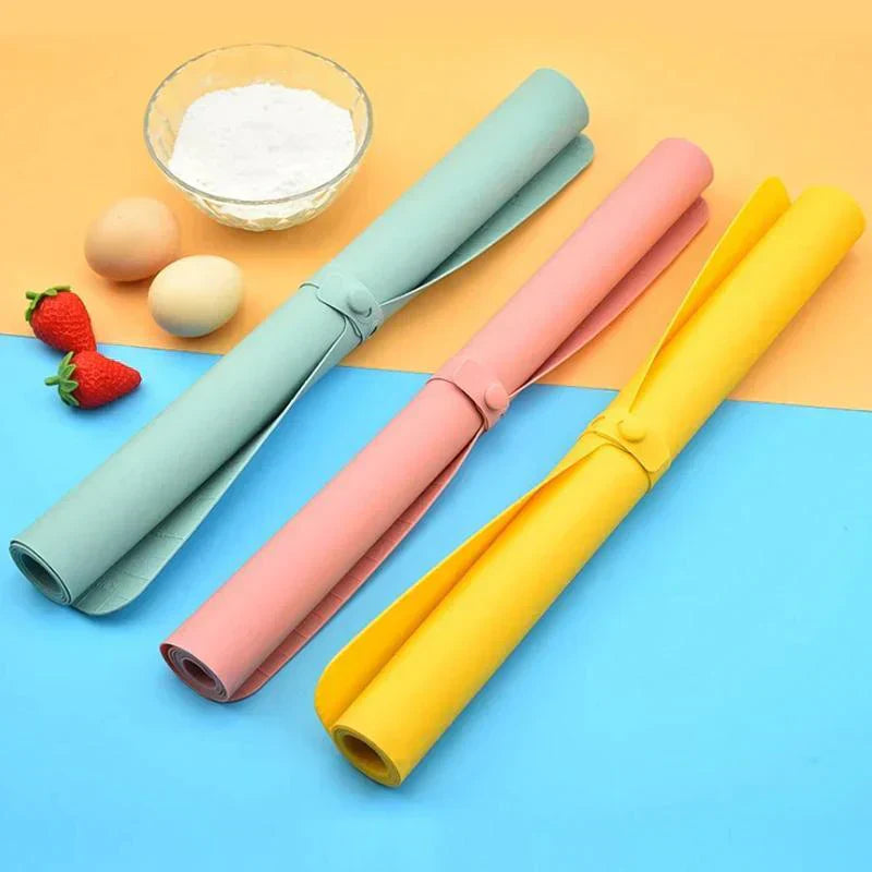Antihaft Silikon-Backunterlage – Wiederverwendbare Teigmatte für Backen und Kochen