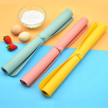 Antihaft Silikon-Backunterlage – Wiederverwendbare Teigmatte für Backen und Kochen