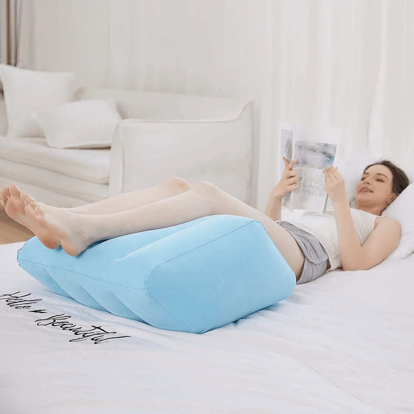 Ergonomisches Bein- und Fußruhekissen für Entspannung und Komfort