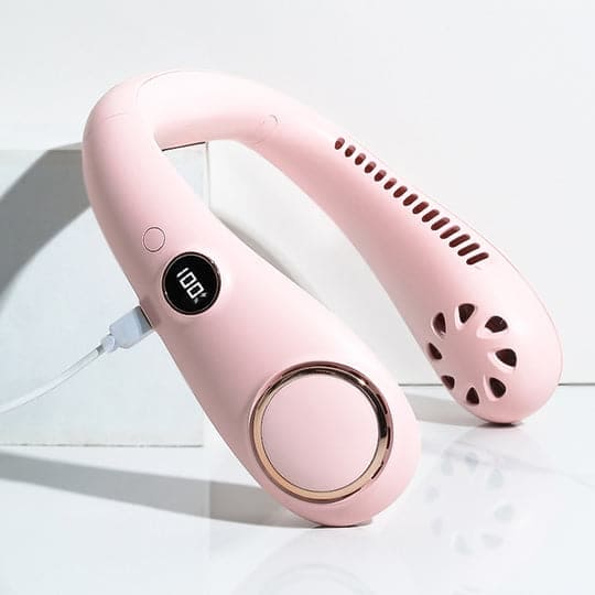 Wiederaufladbarer Nackenventilator Zoe – Tragbare Kühlung für heißen Sommertag