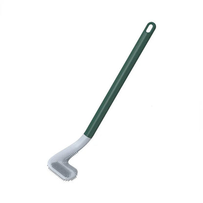 Hygienische Silikon-Toilettenbürste mit Wandhalterung