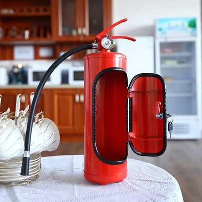 Flaschenhalter im Feuerlöscher-Design – Originelle & dekorative Geschenkidee für Weinliebhaber