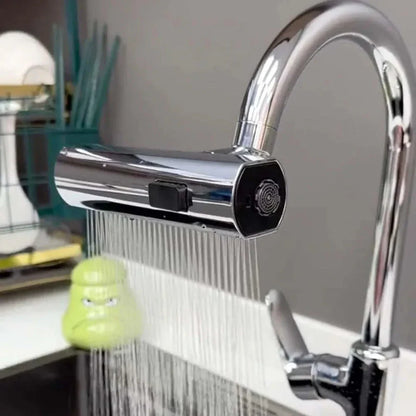360° Drehbarer Wasserhahnaufsatz – Flexibler Sprühkopf für einfachen Wasserfluss und bessere Reinigung