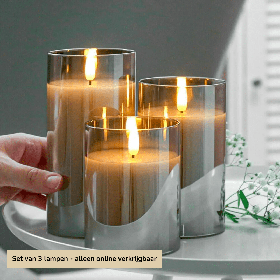 Echte Kerzenoptik – Flackernde LED Kerzen für Gemütliche Stimmung, Sicher und Langlebig