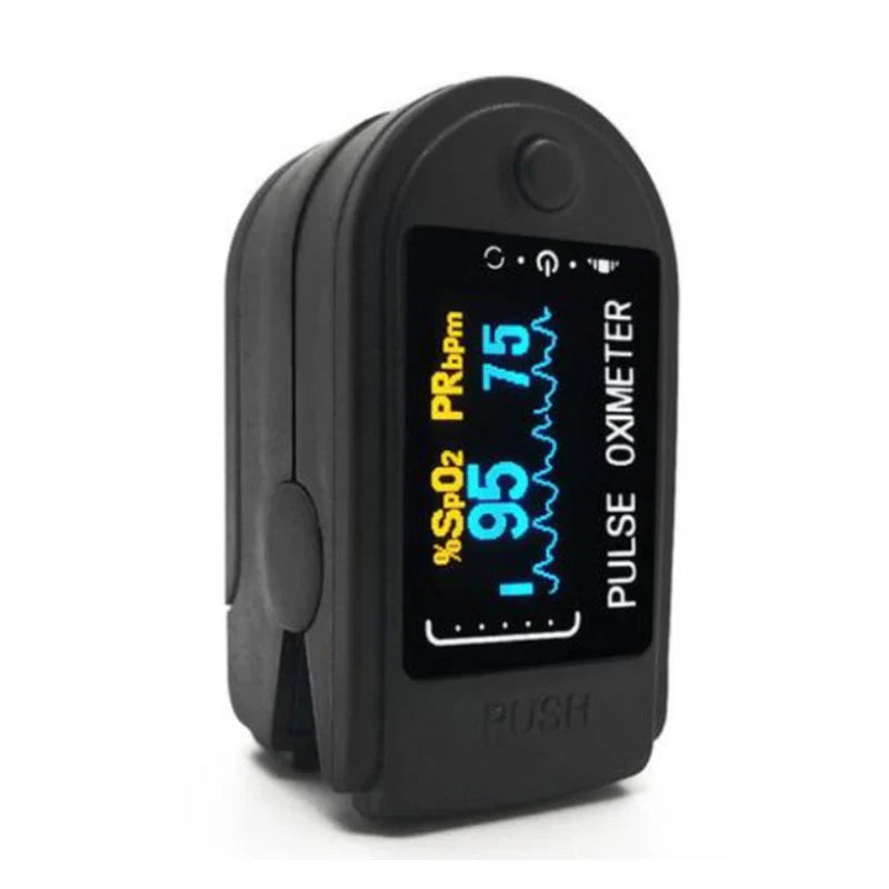 Fingerpulsoximeter mit OLED-Display für präzise Sauerstoffmessung und Pulsüberwachung