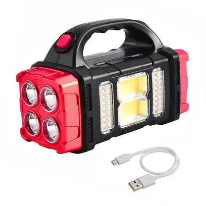 USB-ladbare Notfall-Taschenlampe mit tragbarem Handgriff