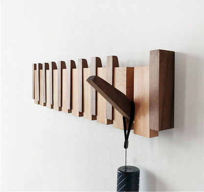 Dekorative Holz Klavierhakenleiste für Klamotten und Accessoires