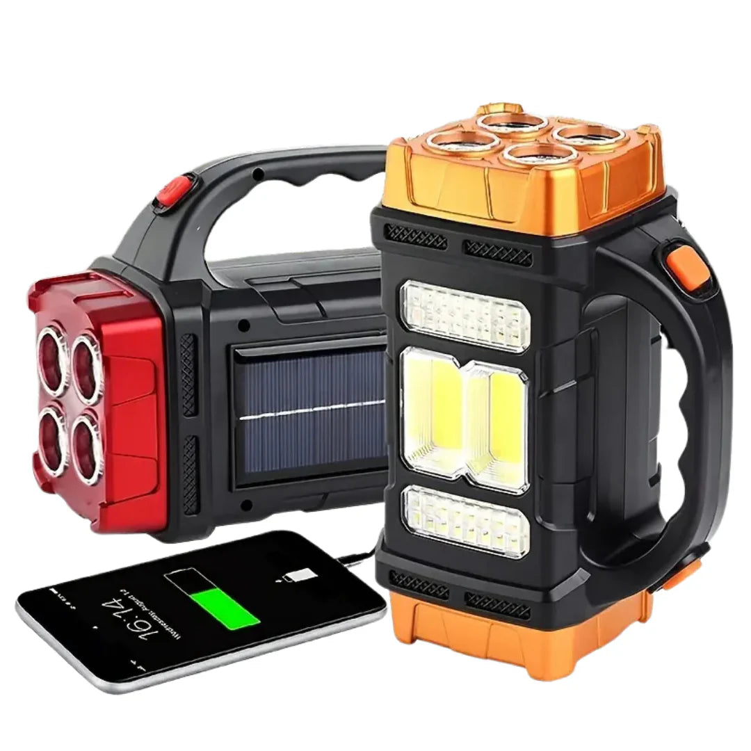 USB-ladbare Notfall-Taschenlampe mit tragbarem Handgriff