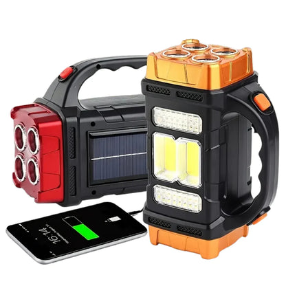 USB-ladbare Notfall-Taschenlampe mit tragbarem Handgriff