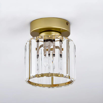 Kristall-Deckenlampe mit Gold und Schwarz – Moderne LED-Deckenleuchte für Wohnzimmer Schlafzimmer & Flu
