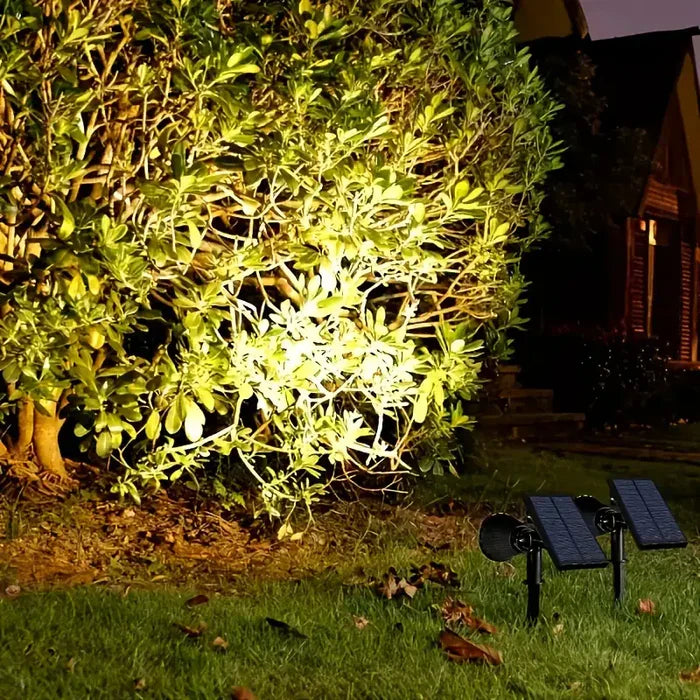 Verstellbare Solarleuchte für den Garten