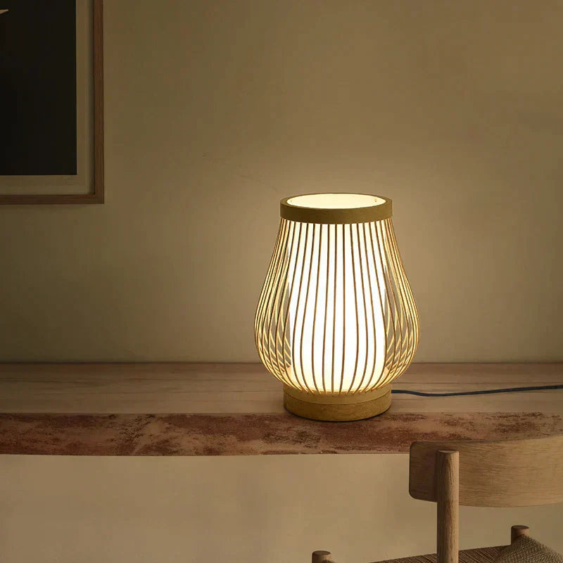 Japanische Tischleuchte – Stilvolle Shoji Lampe für Warmes & Gemütliches Licht