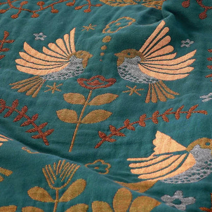 Skandinavische Wendedecke mit Vogelmotiv – Gemütlich und Stilvoll für Dein Heim