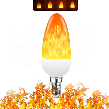 LED Flammenlicht Glühbirne – 9W Energiesparlampe mit realistischem Flammeneffekt
