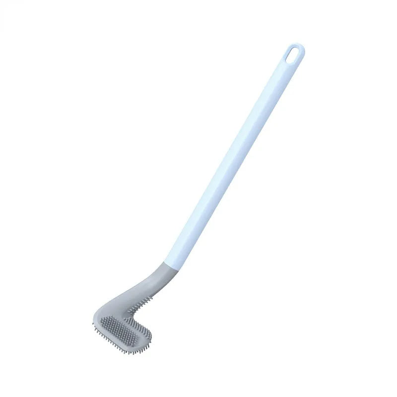 Hygienische Silikon-Toilettenbürste mit Wandhalterung
