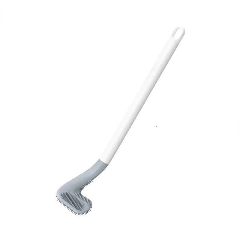 Hygienische Silikon-Toilettenbürste mit Wandhalterung