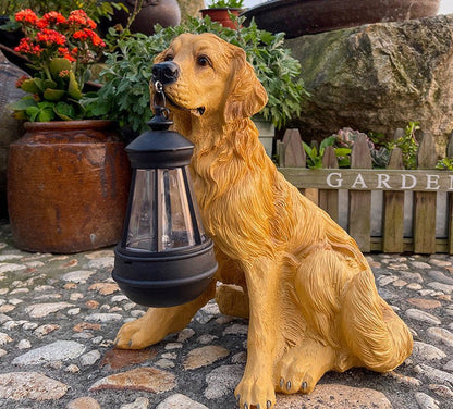 Solar-LED Hundefigur für den Garten – Wetterfeste Deko mit Beleuchtung