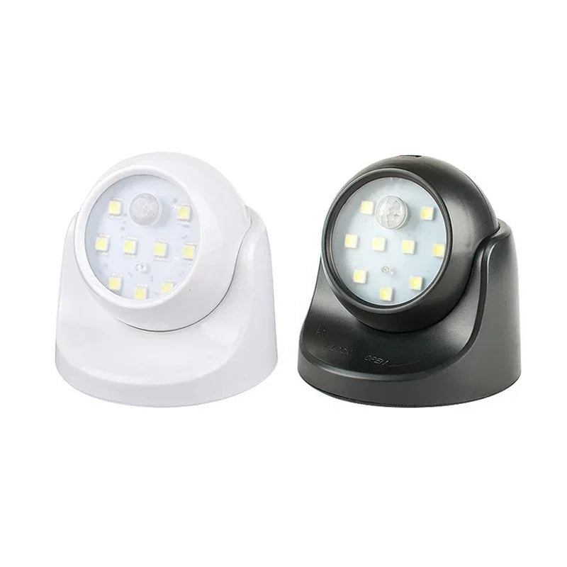 Kabelloser LED-Strahler mit Bewegungsmelder – 360° Drehbar & Energiesparend