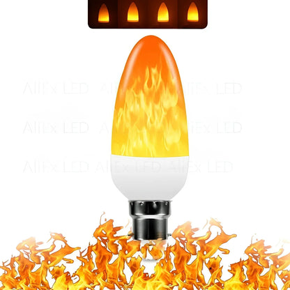 LED Flammenlicht Glühbirne – 9W Energiesparlampe mit realistischem Flammeneffekt