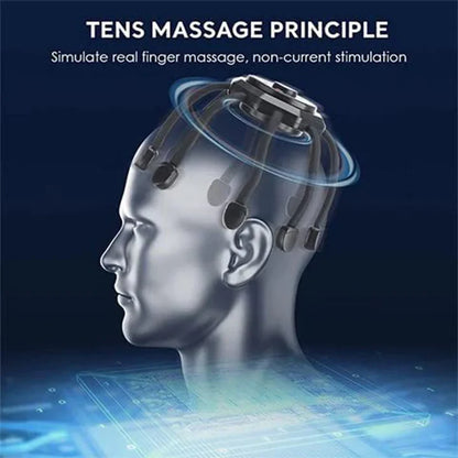 Elektrisches Kopf Massagegerät Für Entspannung Und Stressabbau