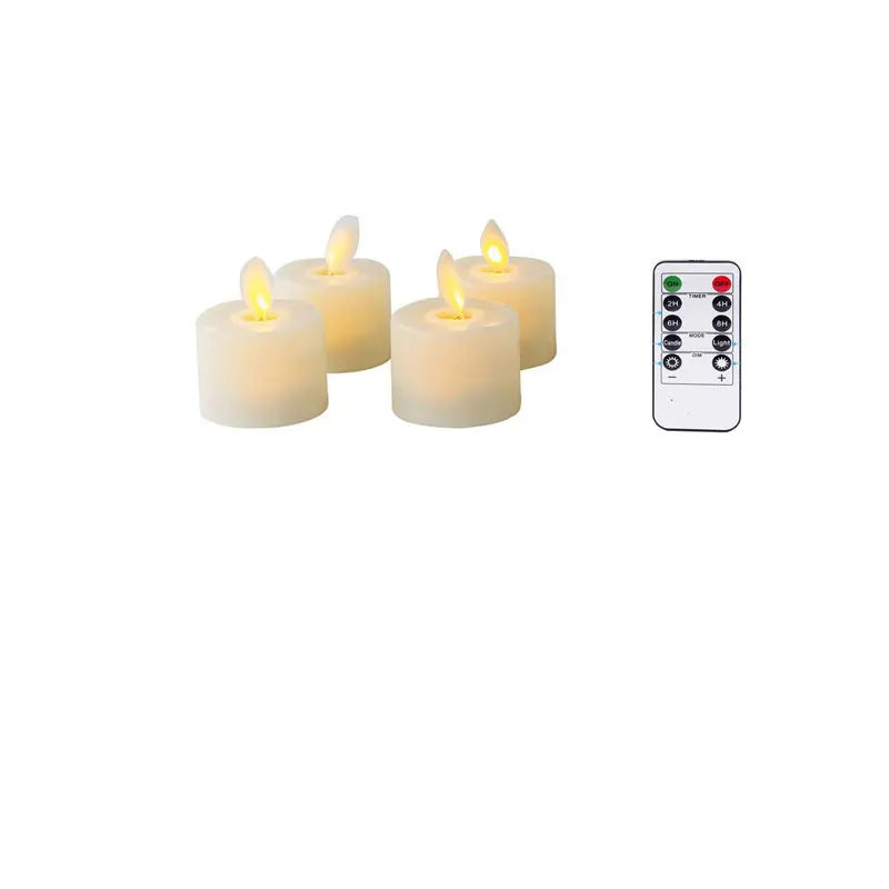 LED-Lichterkerzen-Set mit Fernbedienung – Sicheres Set für Dekoration und Atmosphäre