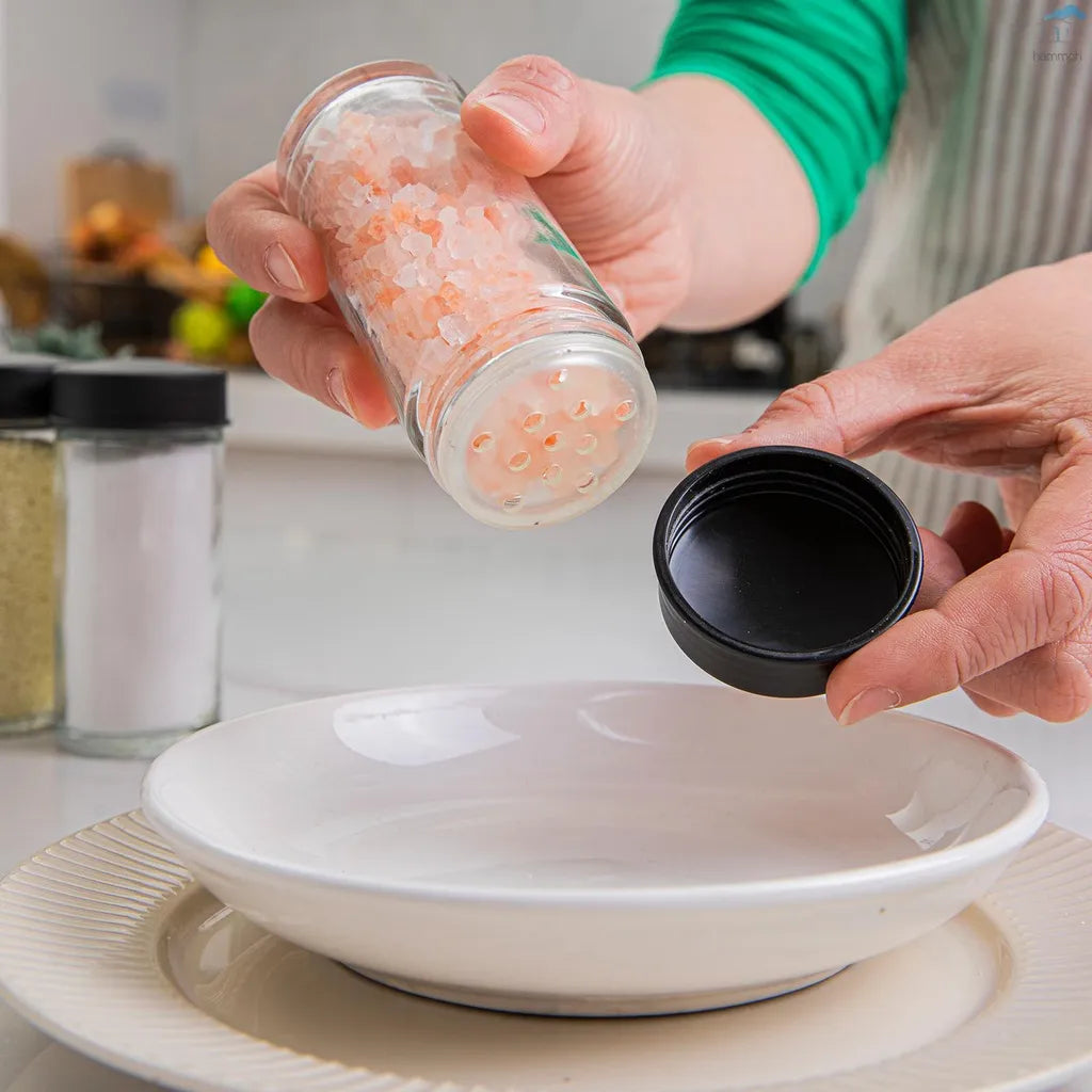 360 Grad Gewürzständer mit Haltesystem – Drehteller für schnelles Würzen beim Kochen