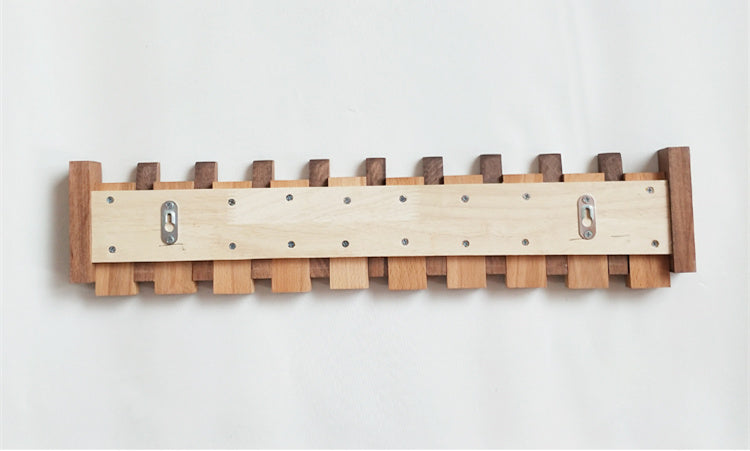 Dekorative Holz Klavierhakenleiste für Klamotten und Accessoires