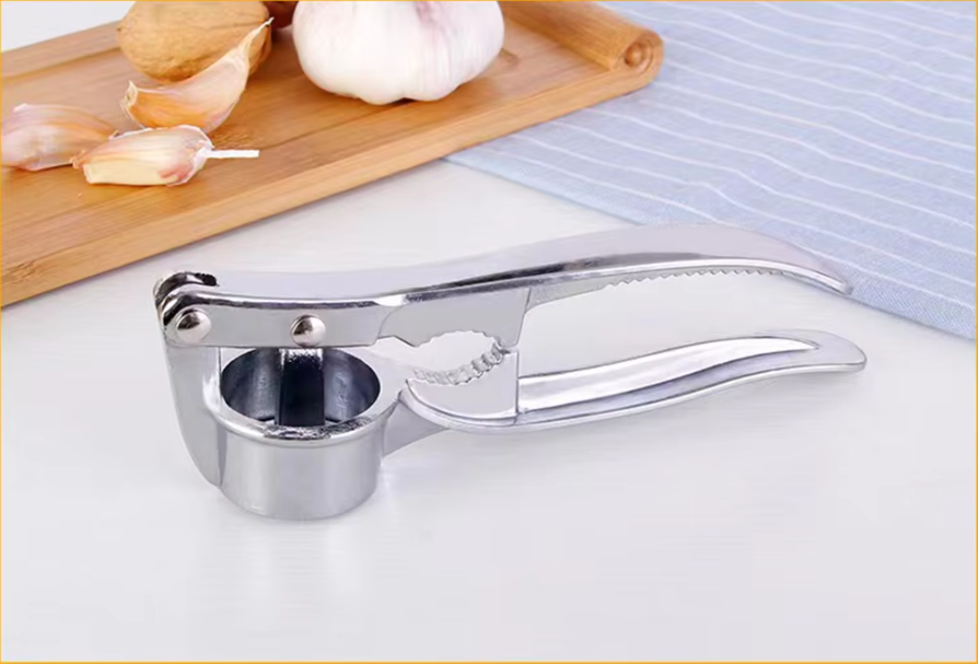 Robuste Knoblauchpresse aus Edelstahl – Profi-Messer