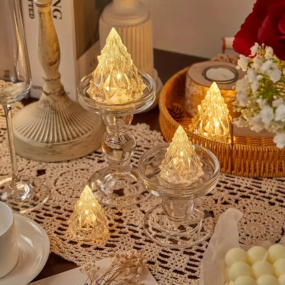 LED Mini Kristalllicht – Stimmungsvolle Tischlampe mit warmem Licht