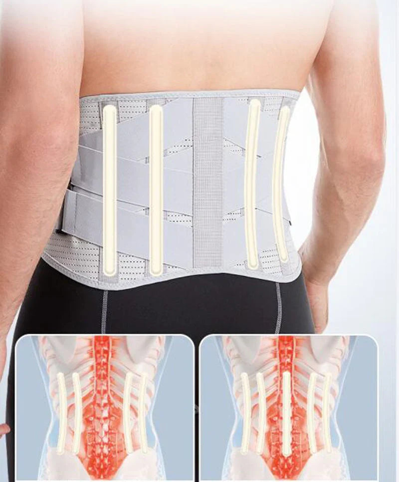 Schmerzlindernde Lendenstützbandage für den Rücken