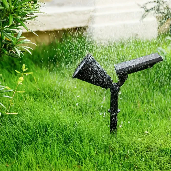 Verstellbare Solarleuchte für den Garten