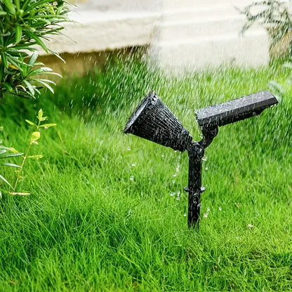 Verstellbare Solarleuchte für den Garten