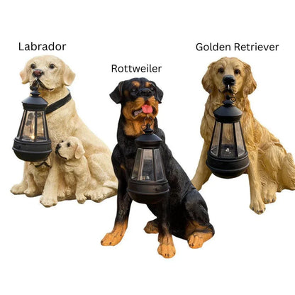 Solar-LED Hundefigur für den Garten – Wetterfeste Deko mit Beleuchtung
