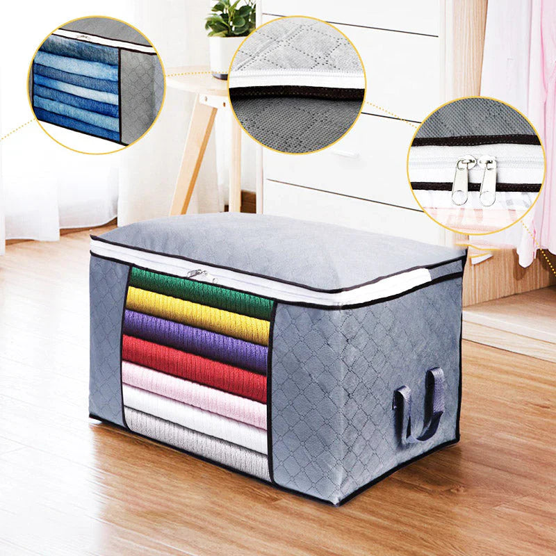 Platzsparender Kleiderschrank-Organizer | mit Sichtfenster