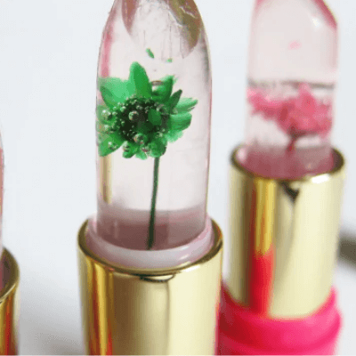 Blütenzauber Lippenbalsam – Feuchtigkeitsspendende Pflege mit Farbwechsel-Effekt