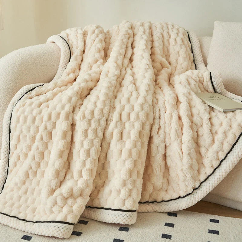 Hochwertige Kuscheldecke | Flauschig und atmungsaktiv