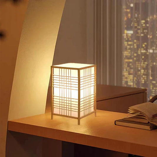 Japanische Tischleuchte – Stilvolle Shoji Lampe für Warmes & Gemütliches Licht