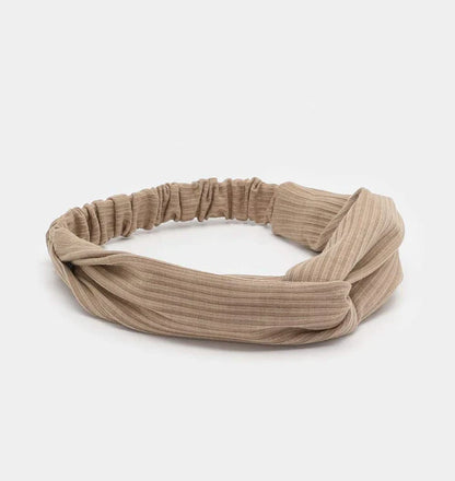 Geripptes Boho Stirnband Mit Twist Knoten – Stylisch & Bequem