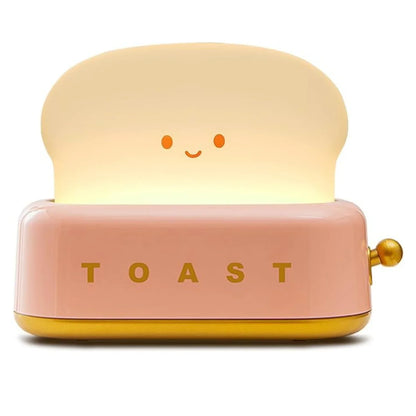Kawaii Toast Nachttischlampe – LED-Beleuchtung für eine gemütliche Atmosphäre
