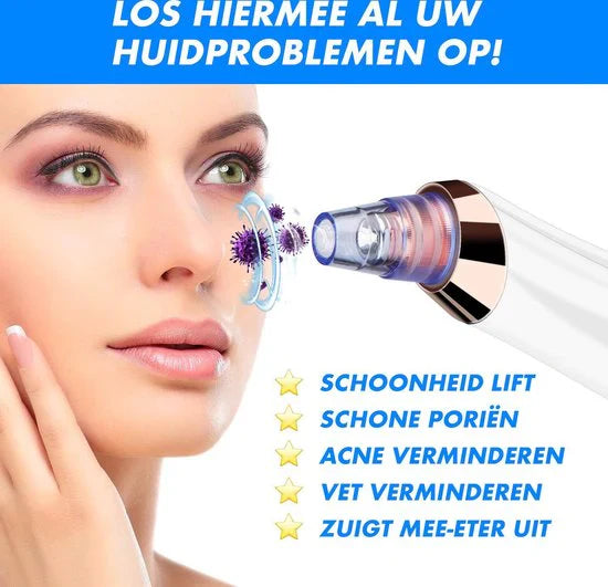 Sauggerät für Mitesser - Multifunktionaler Porenreiniger